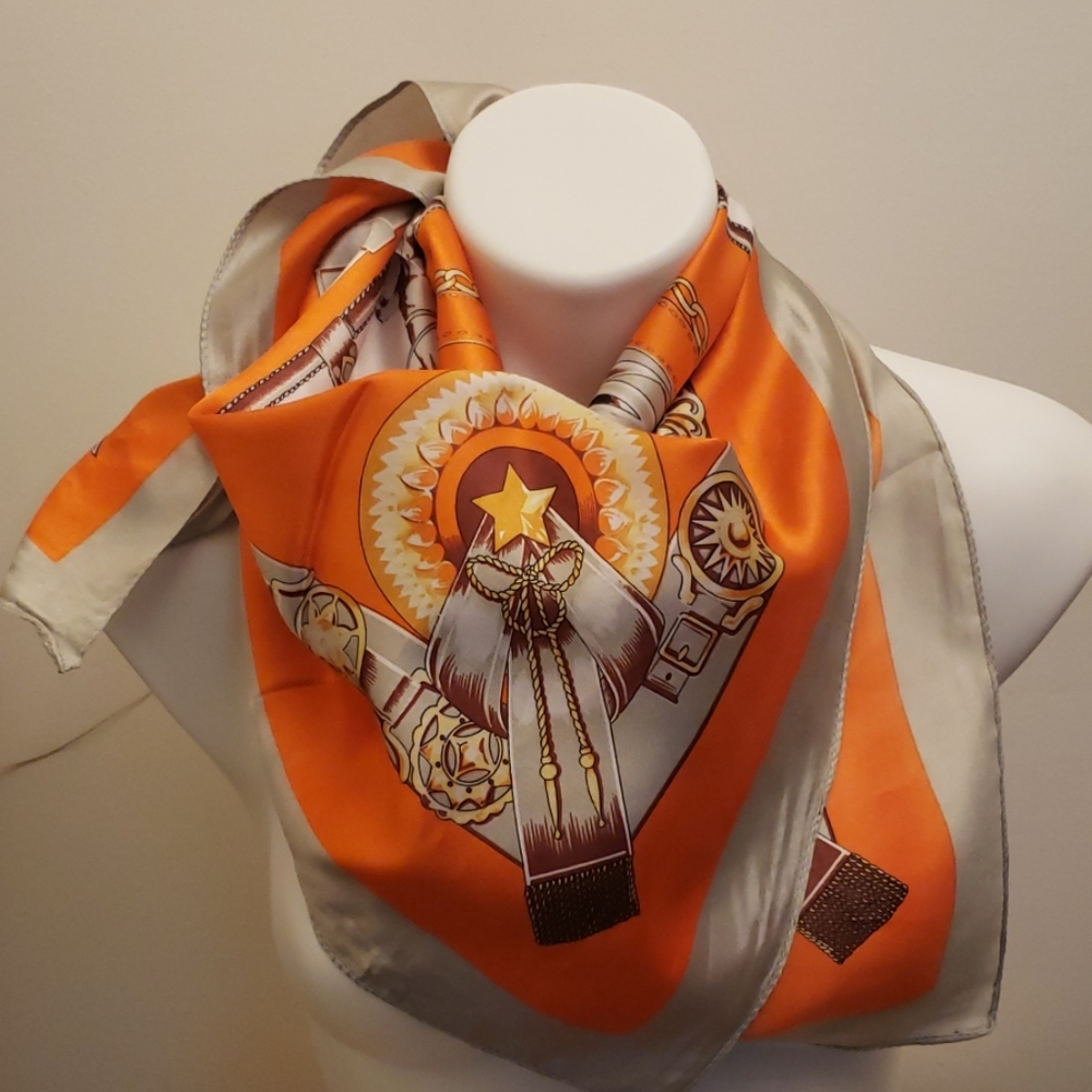 Satin Scarf - Picture 3 of 5